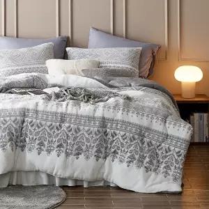 [에어룸][SS/Q 균일가] 에어룸 자가발열 고밀도 극세사 침구풀세트(이불+패드+베커)