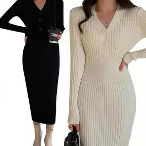 [셀러허브][S52PMP66R]가을 겨울 니트 롱원피스 행사 스타일리쉬 (S12873718)