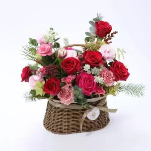 스윙걸스 꽃바구니 화이트데이 발렌타인데이 어버이날 스승의날 생일 기념일 감사 프로포즈 선물 축하 꽃