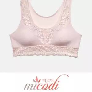 [오노마] ONM 여성스러운 레이스 청량한 풍기인견 탑 브라 (S9718550)