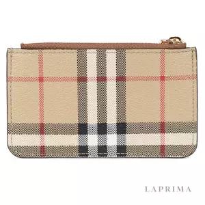 [롯데백화점]버버리 라프리마 체크 스트랩 코인 케이스 8070420