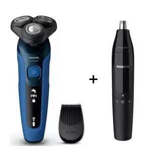 [필립스] Shave 앤 Go NEW 5000 시리즈 면도기 S5466/17 +필립스 코털제거기