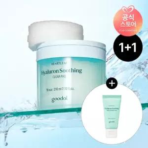 [1+1]  어성초 히알루론 수딩 클리어 패드 70매 [증정] 어성초수딩크림 20ml
