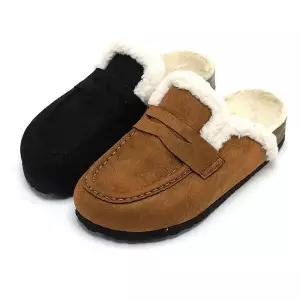 [셀러허브][라일리] Rly 겨울 슬리퍼 남자 여자 데일리화 블로퍼 뮬실내화 (S9660812)