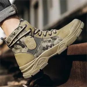 [셀러허브][라일리] Rly 남성 키높이 워커 방한화 현장용 신발 사막화 (S9661529)