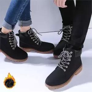 [셀러허브][라일리] Rly 남성 방한 워커 기모 털부츠 남여공용 커플워커 겨울 (S9661633)