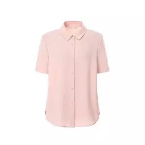 [하프클럽/]칼라 반팔 블라우스(VA5SS71)