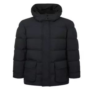 라움 남성 23FW [ZEROSETTANTA STUDIO] 네이비 탈착후드 구스다운 패딩점퍼 RAJU3FZA2N3