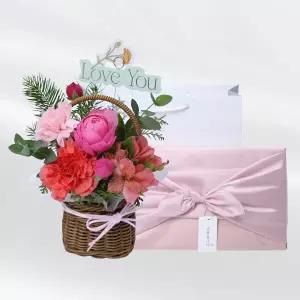 타샤 카네이션+도라지정과 300 어버이날 스승의날 감사 존경 은혜 축하 생신 기념일 생일 선물 꽃배달