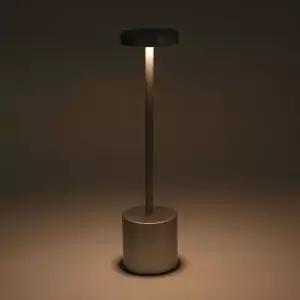 스탠드 터치 무선 실버 테이블 램프 USB무드등 USB스탠드 USB조명 단스탠드램프 테이블램프