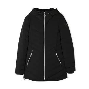 [무스너클] 여성 락클리프 로고 블랙 패딩 M32LJ115 292