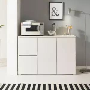 [데코라인] 오르세 1200 서랍수납장 화이트