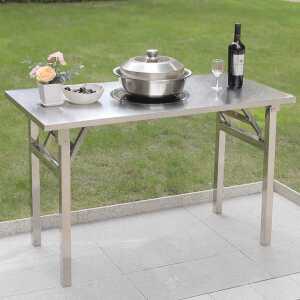 철재 야외 테이블 매점 휴대용 대형 스텐 테이블 야시장