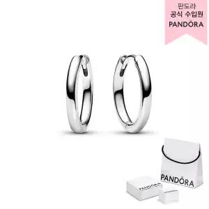 [롯데백화점]판도라 [백화점 보증서 제공]판도라 모멘츠 18mm 참 후프 이어링_293355C00