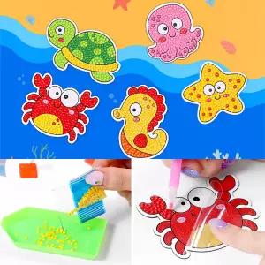 바다만들기 보석십자수 자석놀이 여름 만들기 재료