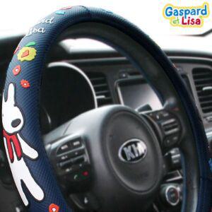 차덕후 자동차 가스파드와 리사 입체 캐릭터 논슬립 핸들커버