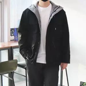 [우기브로]WML 남자 빅사이즈 4포켓 면 후드 야상 점퍼