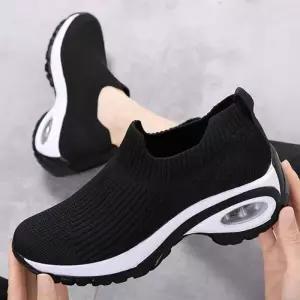 ONM 발편한 니트 에어쿠션 슬립온슈즈 운동화 끈없는신발