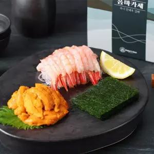 [롯데백화점]피터씨마켓 정성해담 홈마카세 우니/단새우/감태 선물세트 GIFT (164g)