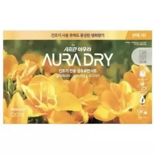 [텐바이텐]아우라 섬유유연제 드라이시트 윌유메리미 120매 1개