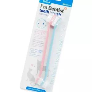 MF01 아임덴티스트 칫솔2P 강아지이빨닦기 애견칫솔