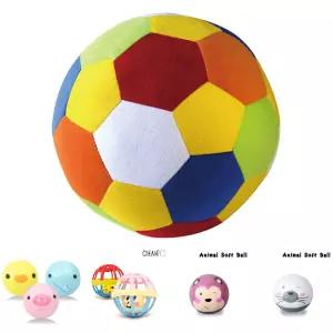 유아아동용 방울소리 나는 스폰지 천 축구공/소프트공/아기공/스폰지공/스폰지볼/장난감공/아기축구공