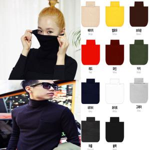 초간단 목만있는 목폴라 성인용 목티 남자 여자 남녀공용 페이크 목토시