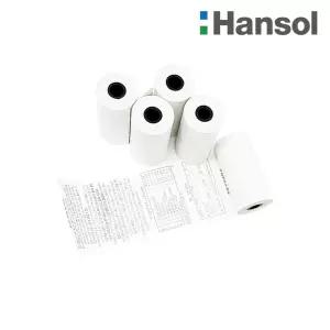 한솔 포스용지 57X30 100롤(약관인쇄) 감열지 영수증종이 PDA 휴대용단말기 타코메타 카드기용 BPAFREE/P