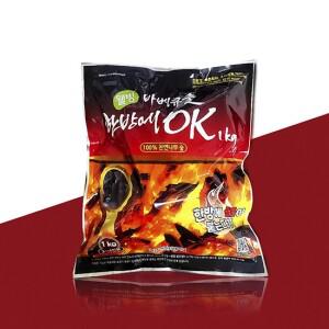 한방에 3초점화 착화숯 참숯 착화제 캠핑숯 바베큐숯 업소 식당 차콜 1kg
