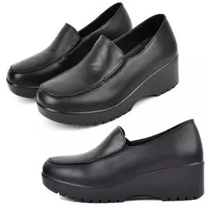 KB-Y20민자/여성 소가죽 통굽구두 통굽로퍼 키높이신발