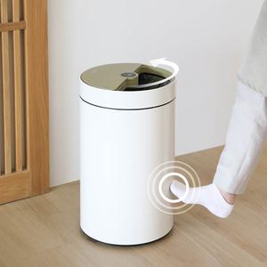 [무아스] 하프 스핀 자동 센서 스마트 휴지통 30L+ 전용봉투 20매 포함