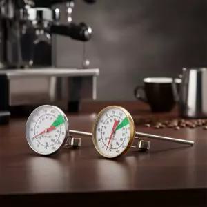 스팀밀크전용 온도계 아날로그 온도 측정기계 밀크저그 커피용품 (14cm) 바리스타 카페
