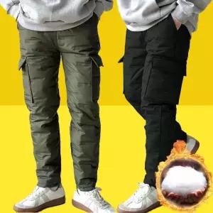 남자 겨울 작업복 패딩 방한 카고 건빵 밴딩 솜 바지 배달 팬츠 근무복 택배 중년 낚시