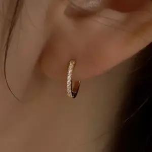 [더블유비엘]14k post 올리아 원터치 링귀걸이   (윙블링)