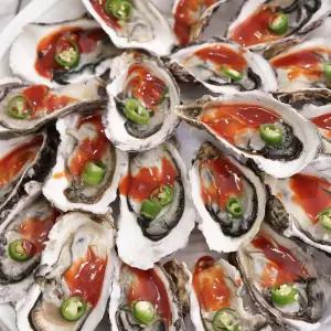 국내산 하프쉘 반각굴 횟감 구이용 60미 4kg 내외