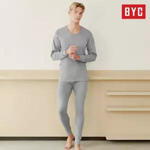 BYC 남성 내복 세트 고신축 상하의 박스 포장 선물용
