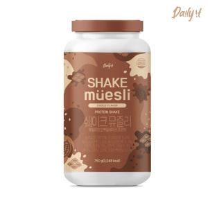 [쉐이크뮤즐리] 맛있는 식사대용 17곡 단백질쉐이크 초코맛 750g 1통