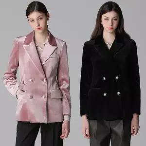 [르오트][홈쇼핑방송/르오트(LeOT)] 시그니처 스트레치 벨벳 자켓-사이즈 5588