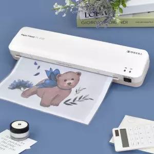 [현대오피스] A3 코팅기 PL-2330 +코팅지+코너라운더+트리머재단기 소형 가정용 코팅기 용지걸림제거 빠른속도 무열코팅가능