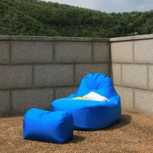 보니타빈백 [빈백+풋스툴 세트] 야외빈백 방수빈백 에덴 WE500