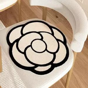 [하프클럽/셀러허브_여성트랜드패션]인테리어 화이트 식탁의자방석 북유럽