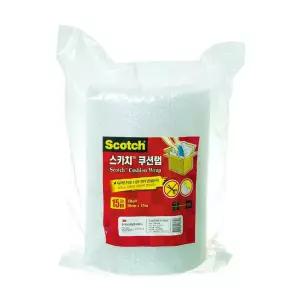 3M 쿠션랩 포장용 에어캡 뽁뽁이 30cm x 15m 택배 포장 용품 완충제 에어백
