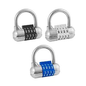 마스터락 넘버열쇠 다이얼 자물쇠 1523D 색상랜덤