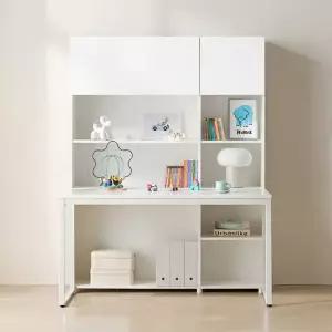 HM2052 스퀘어 전면책장책상세트 5단 1400