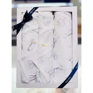 [압소바](광주신세계)[압소바 25년 뱀띠임신출산선물] 나로 뱀부 배냇저고리+배냇슈트+속싸개 3종세트(A...