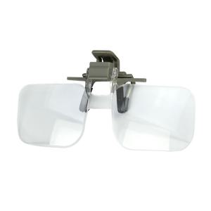 안경클립형 돋보기 2배 확대경 독서 작업용 노안 현미경