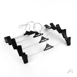 업소 바지걸이 가정용 집게바지걸이 옷정리 5개 옷걸 (WFGTJCR)