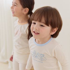 [키키스토리]  굿프렌즈_블루 코튼모달 긴팔 실내복