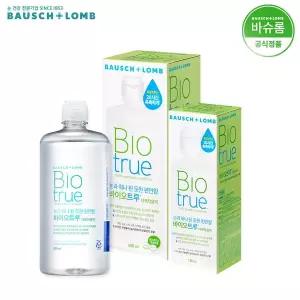 [바슈롬][공식] 바이오트루 렌즈세척액 500ml x1개 + 120ml x1개