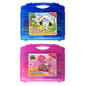 티티 18색 크레파스 애니멀캠프